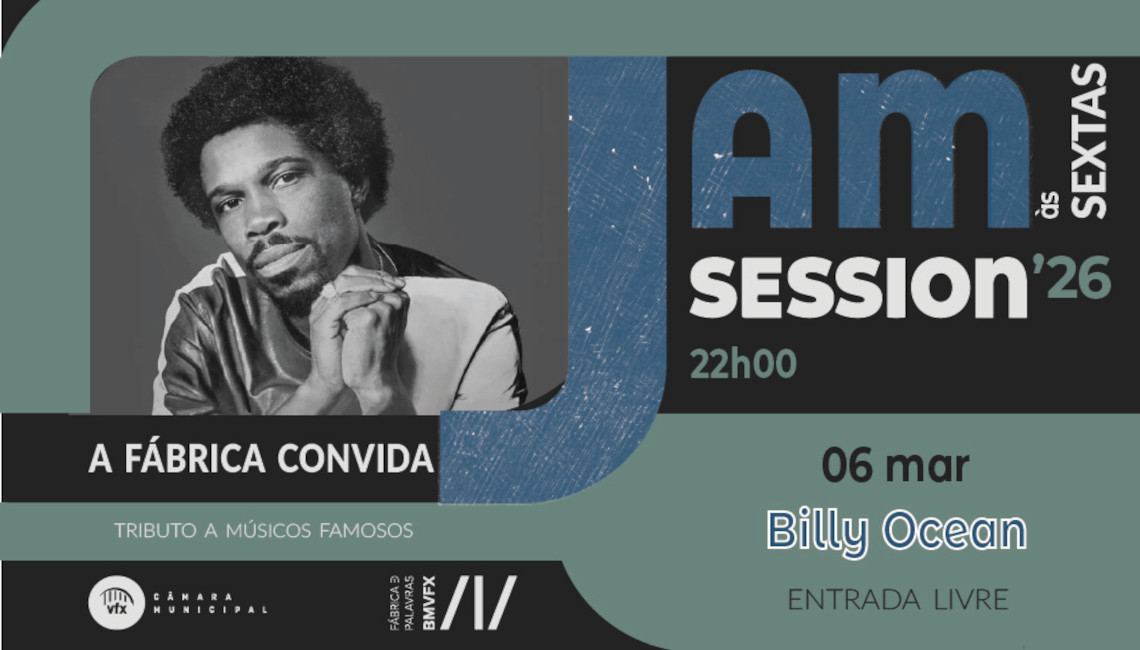 A FÁBRICA CONVIDA | 6 DE MARÇO | 22H00 | SALA POLIVALENTE