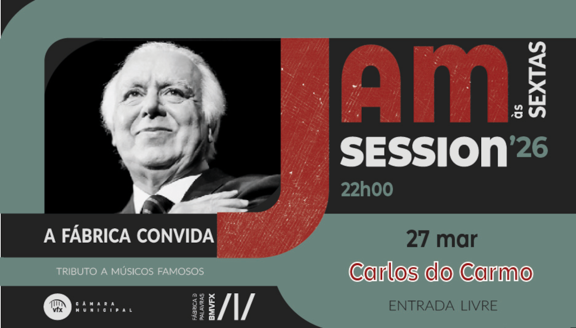 A FÁBRICA CONVIDA | 27 DE MARÇO | 22H | SALA POLIVALENTE