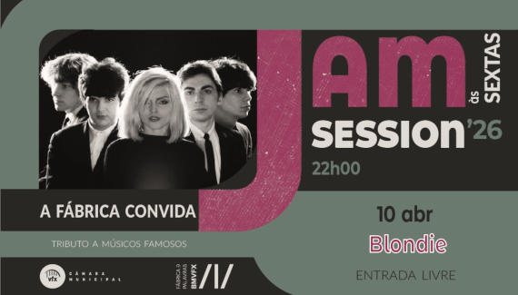A FÁBRICA CONVIDA | 10 DE ABRIL | 22H | SALA POLIVALENTE