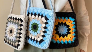 Oficina De Crochê : Criação De Mala Em Quadrados De Crochet