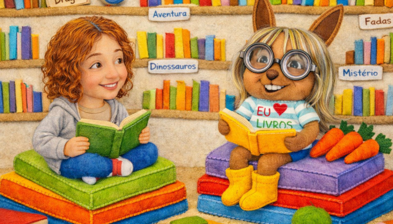 Procura -se Ralfy: o Coelho Ladrão De Livros